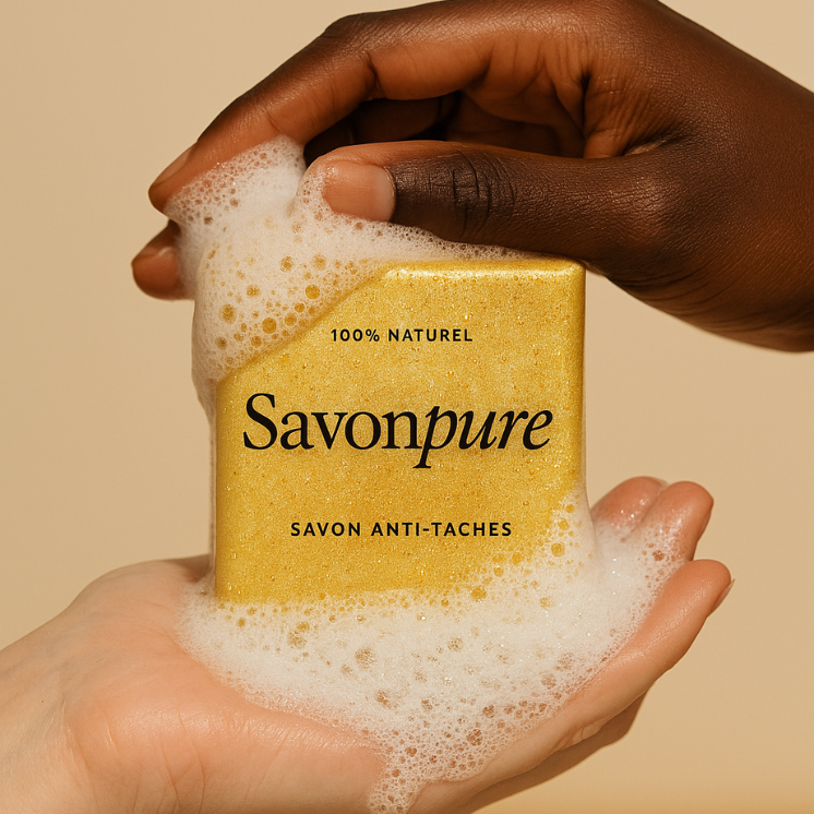 Savon anti-tâches au curcuma - 100% Bio et Naturel